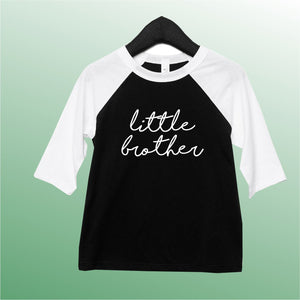 Little Brother Baseball Tee Available in 3 Colours