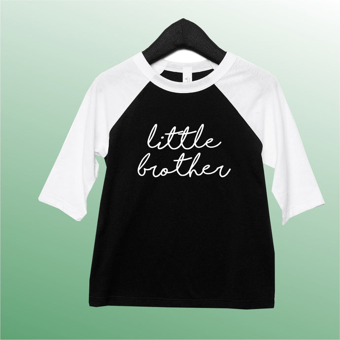 Little Brother Baseball Tee Available in 3 Colours